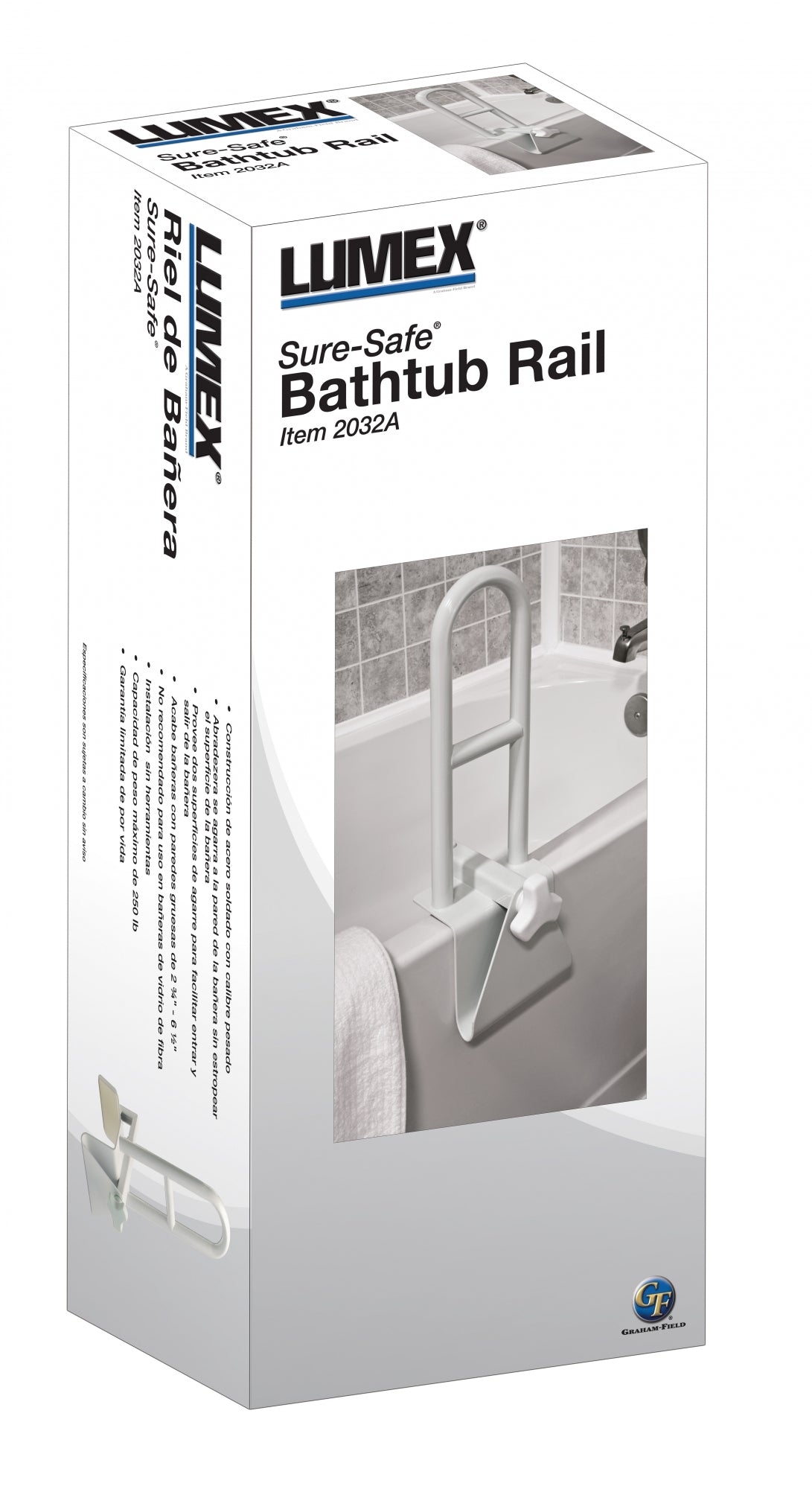 Lumex Bathtub Rail, Sure Safe