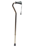 Lumex Cane, Offset Bronze, Ortho-Ease Grip