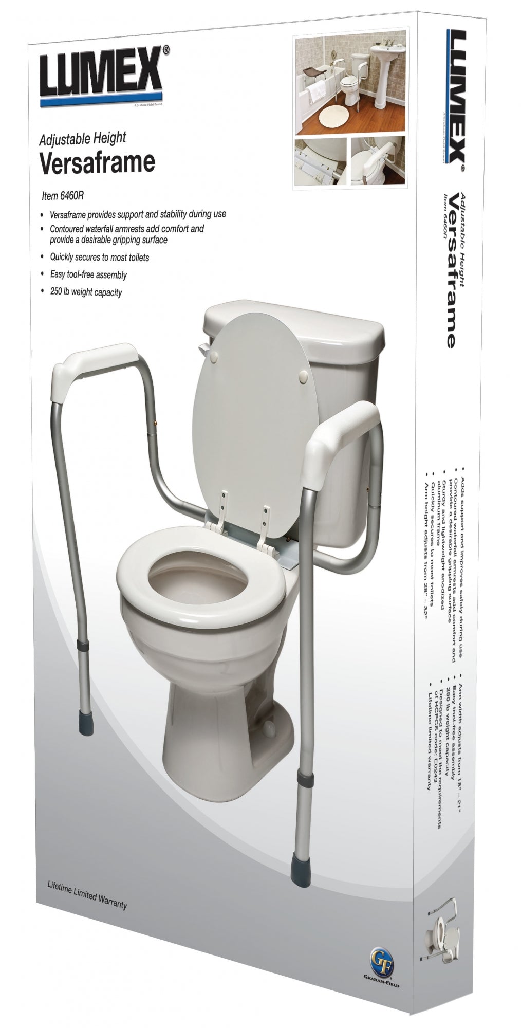 Lumex VersaFrame Toilet Safety Frame