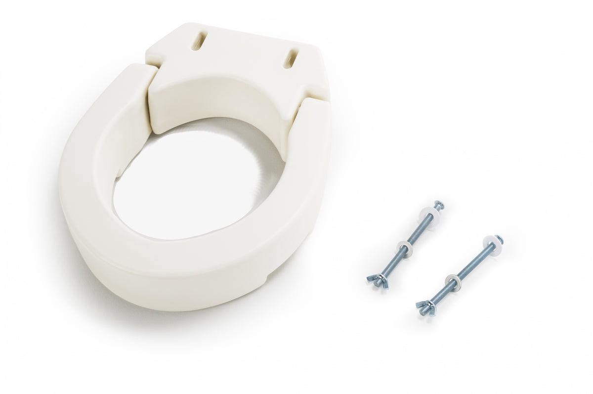 Lumex Raised Toilet Seat, Molded w/ Lock