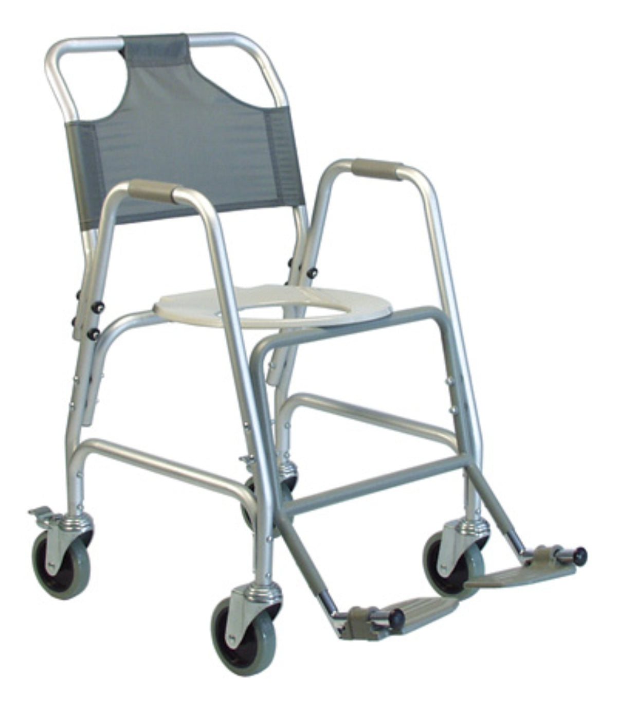 Lumex Shower Chair, Aluminum w/ Footrest