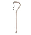 Lumex Aluminum Adjustable Offset Cane, Nitrile Grip