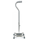 Lumex Silver Collection Adjustable Quad Cane, Low Profile