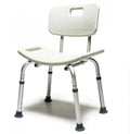 Lumex Bath Seat w/ Back, Retail (unassembled)