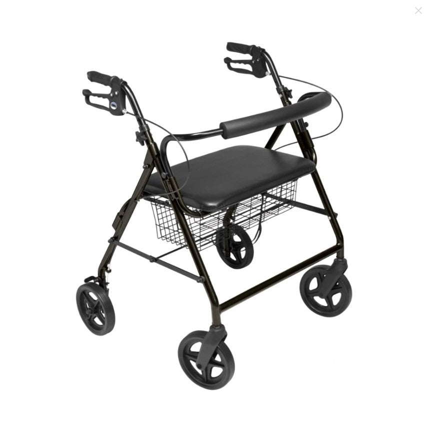 Lumex Rollator, Aluminum Lightweight, Black
